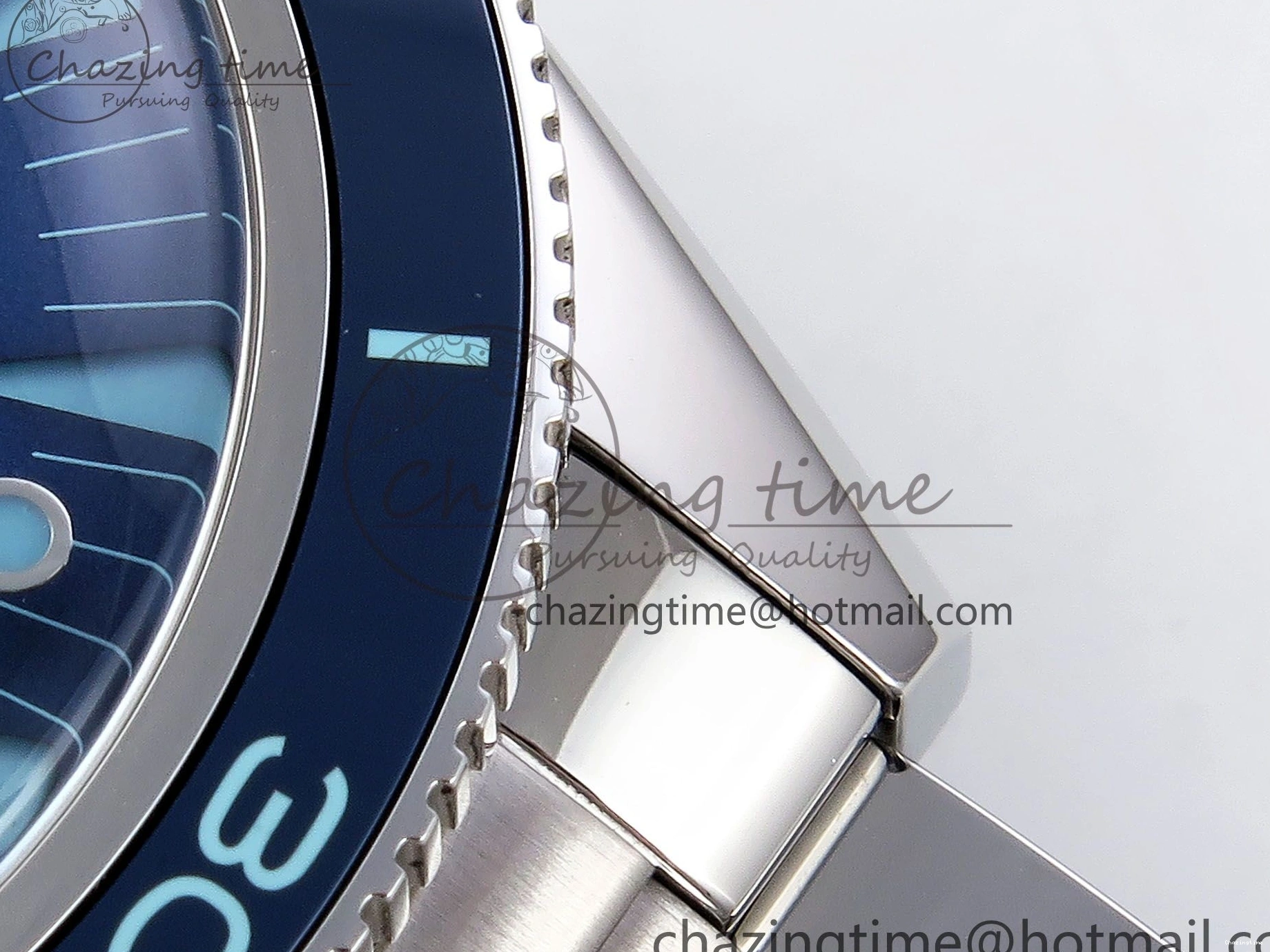 0504 Seamaster 300 Heritage VSF 1:1 Best Edition Blue Dial on SS Bracelet A8912 Super Clone Packable 7716